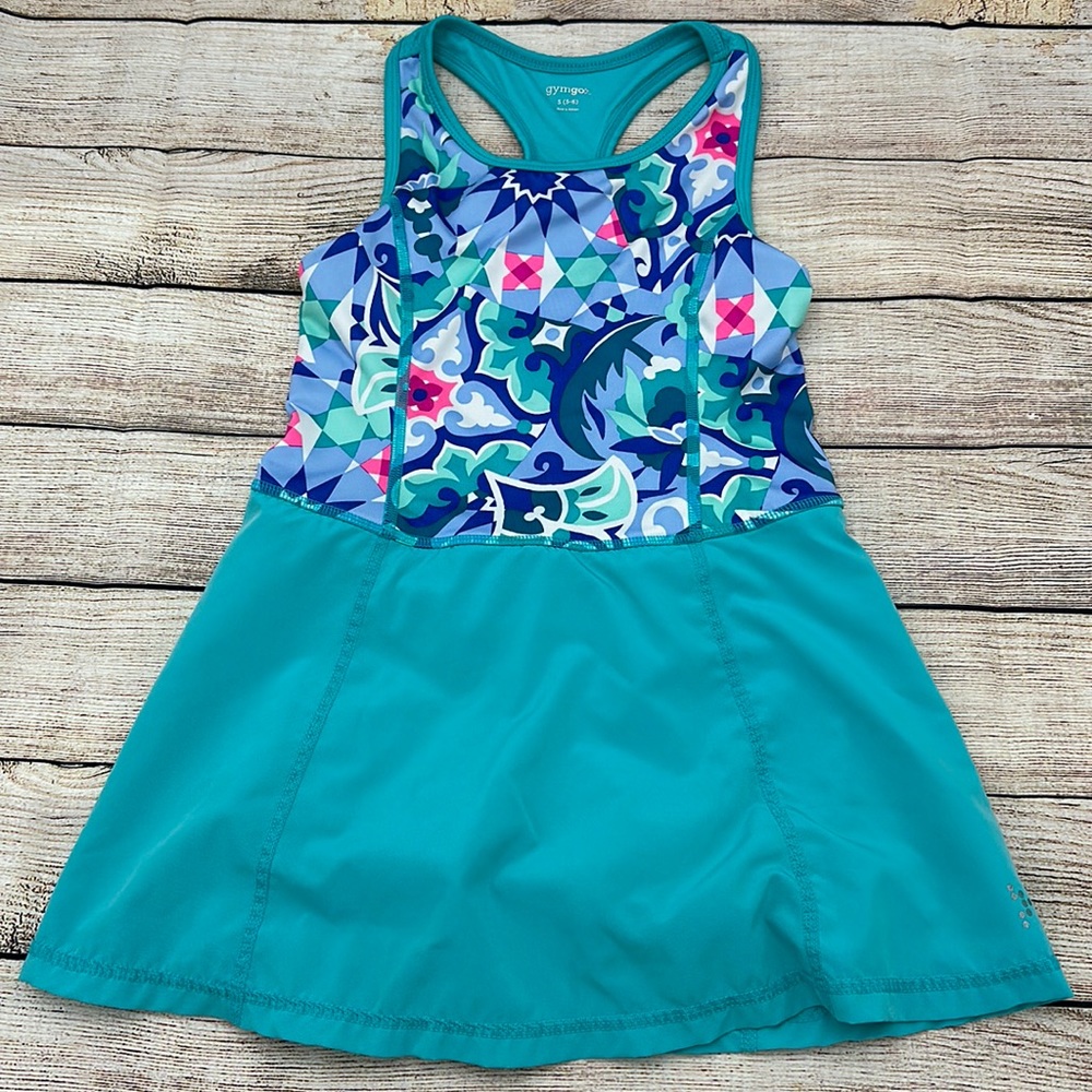 Gymboree Gym Go Dress with Undershorts Size Small 5/6